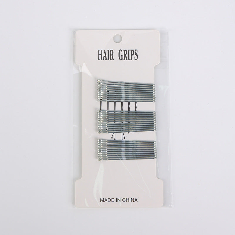 Metal Hair Clips Set — Minimalist Snap Barrettes Hair Accessory — product photo 1