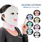 LED Photon Silicone Face Mask — Red & Blue Light Therapy Beauty Device — product photo 3