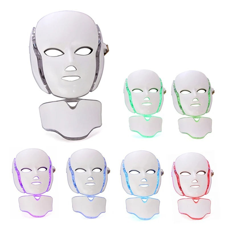 LED Photon Face & Neck Device — Light Therapy Brightening Beauty Device — product photo 3