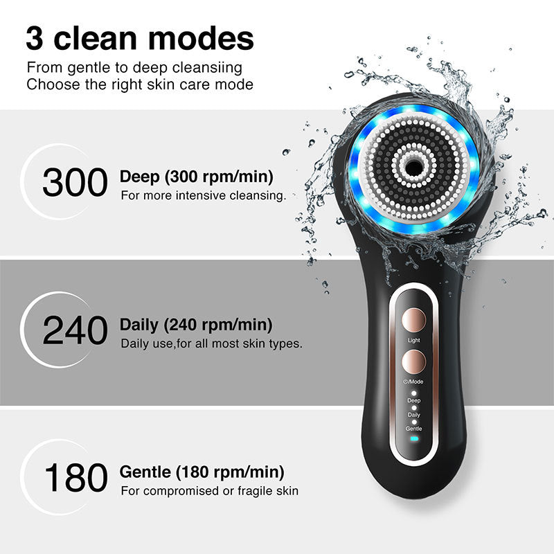 Electric Facial Cleansing & Blackhead Brush — Portable Beauty Device — product photo 4