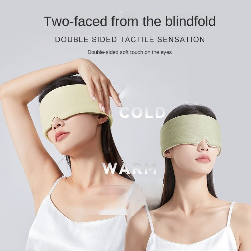 Blackout Sleep Eye Mask — Soft Plush Contoured Rest & Travel Mask — product photo 1
