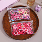 Kids Hair Ties Set — Soft No-Snag Elastic Bands Hair Accessory — product photo 3