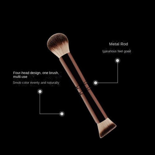 4-in-1 Hidden Makeup Brush — Powder & Blush Multi-Head Makeup Tool — product photo 2
