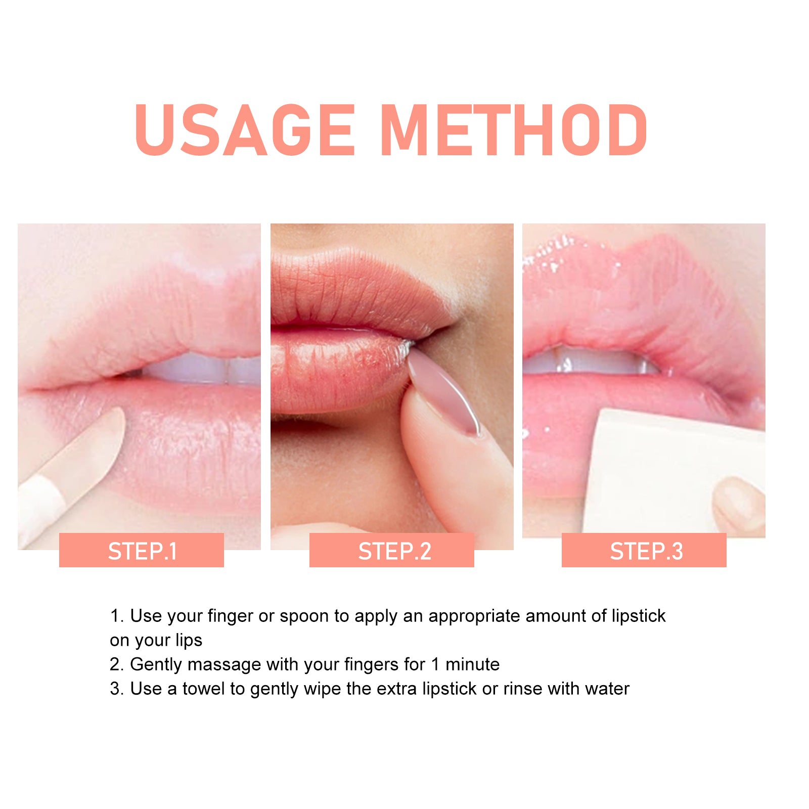 Strawberry Lip Scrub — Exfoliating Smoothing Lip Care Makeup — product photo 4