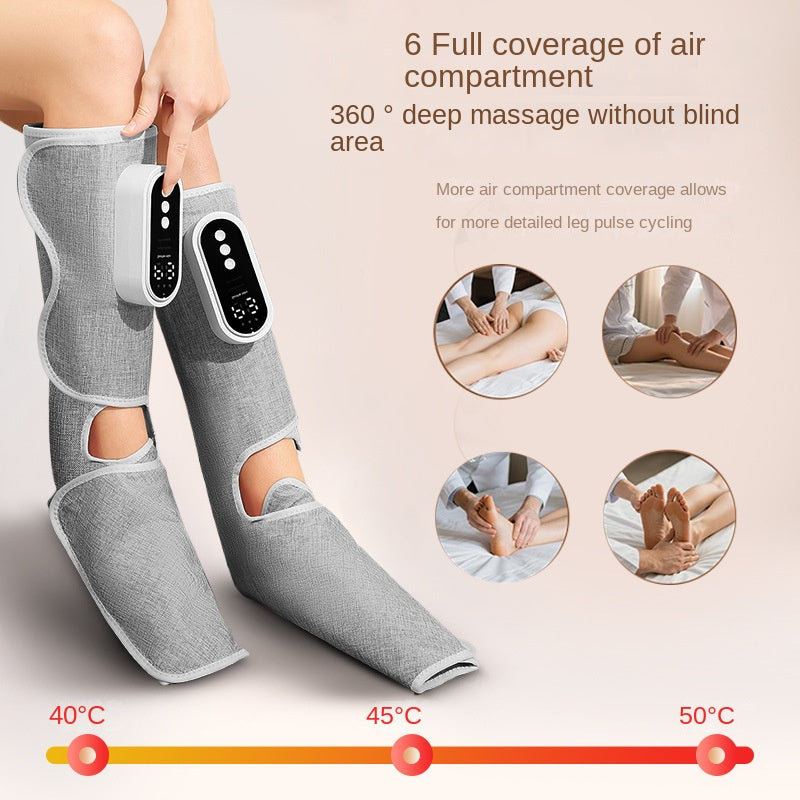 Heated Air Compression Leg Massager — Full-Wrap Recovery Boots — product photo 1