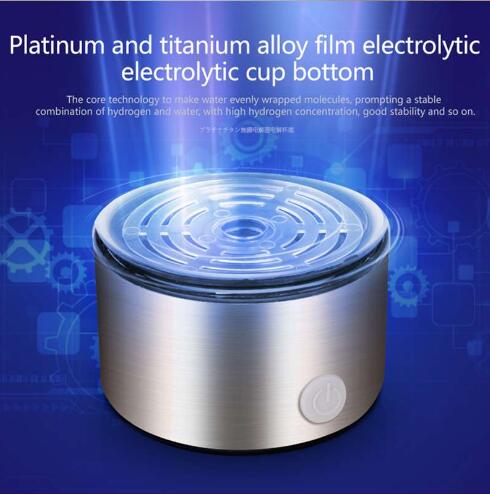 Hydrogen Water Bottle 420ml — Rechargeable Glass Hydration Ionizer — product photo 3