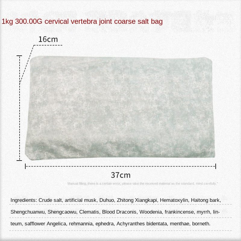Sea Salt Heat Therapy Bag — Microwave Warming Compress for Neck, Back & Joints — product photo 1