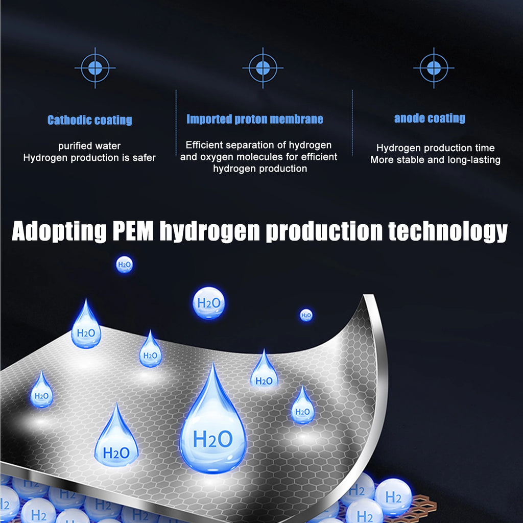 H60 Smart Hydrogen Water Cup — 6000 PPB Portable Electrolysis Mug — product photo 3