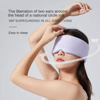 Blackout Sleep Eye Mask — Soft Plush Contoured Rest & Travel Mask — product photo 2