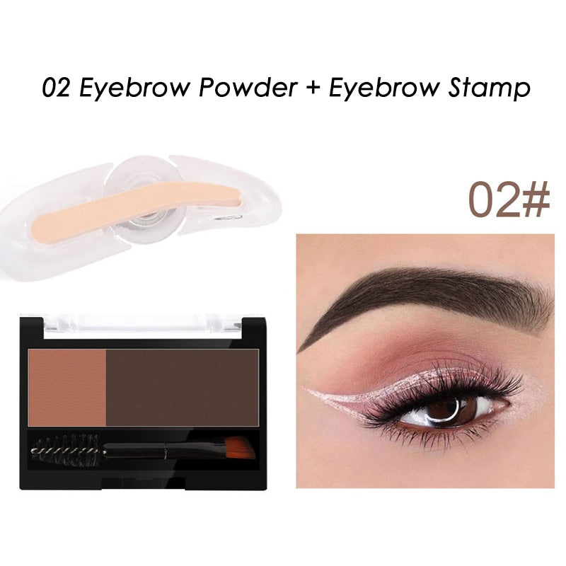 Signature Brow Stamp Kit — Dual-Shade Sculpting Powder for Natural-Looking Brows — product photo 9