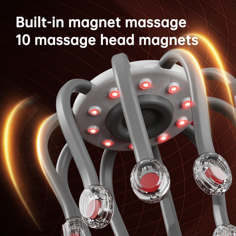 Electric Octopus Head Massager — Scalp Relaxation & Sleep-Ease Device — product photo 4