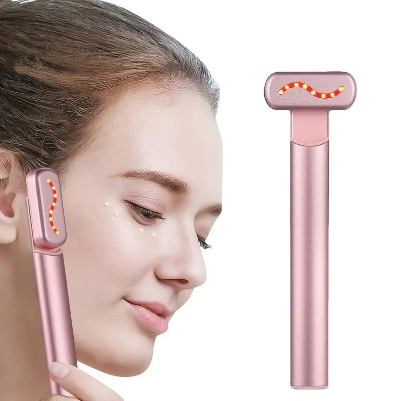 LED Facial & Eye Massage Wand — Firming Vibrating Beauty Device — product photo 1