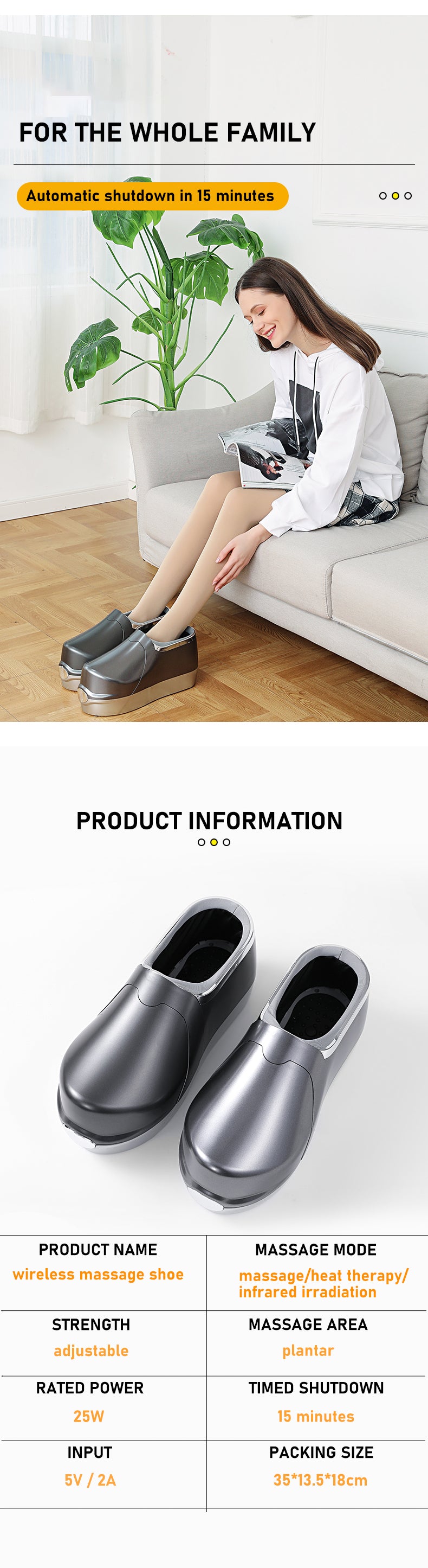 Acupoint Massage Slippers — Reflexology Sole Stimulation Shoes — product photo 10