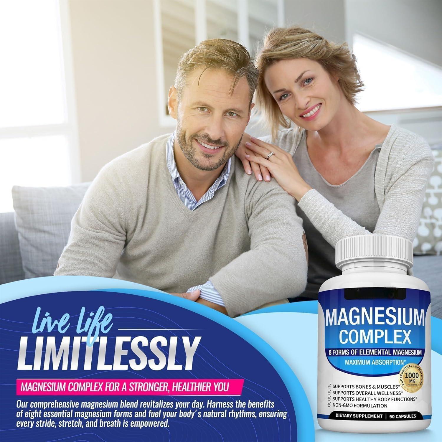 Magnesium Glycinate Capsules — Gentle High-Absorption Formula (90ct) — product photo 4