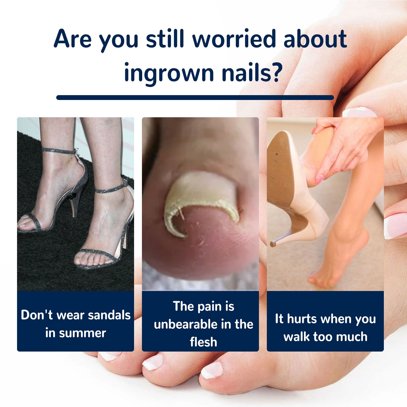 Toe Nail Care Patches — Cushioning Comfort Support for Nails — product photo 4