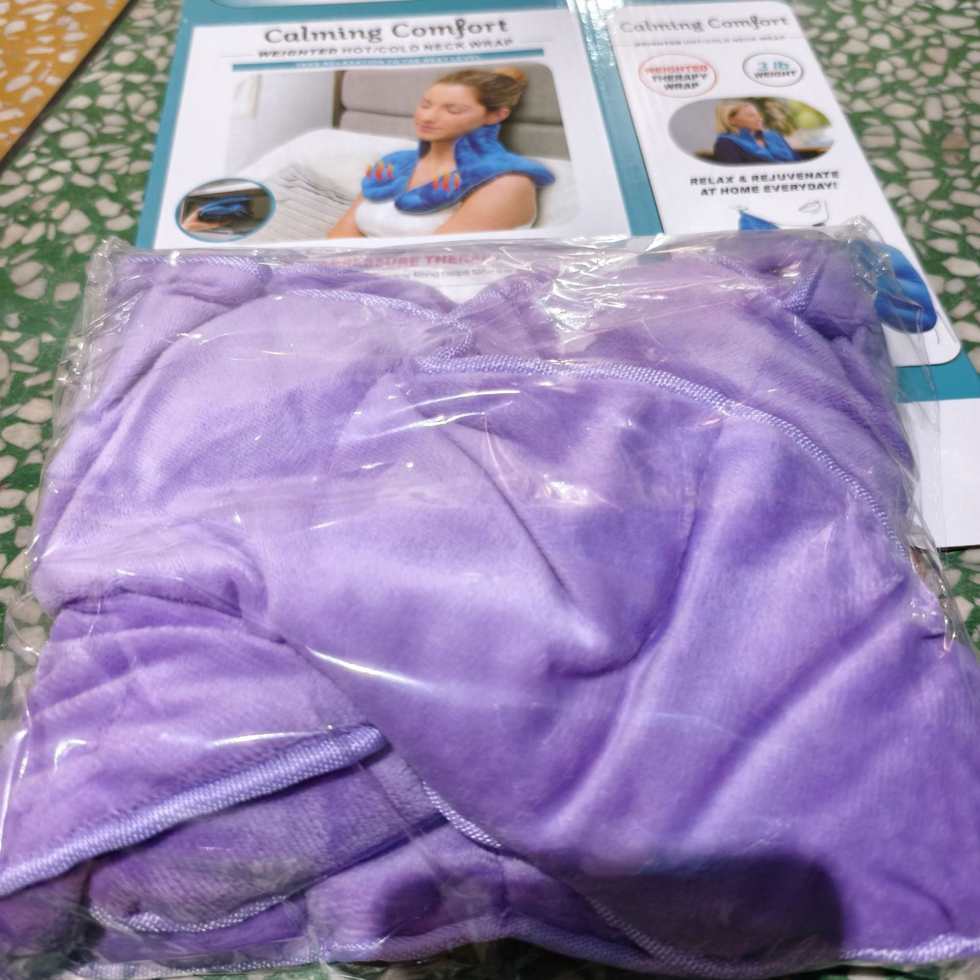 Weighted Neck & Shoulder Wrap — Warm/Cool Relaxation Wellness Wrap — product photo 8