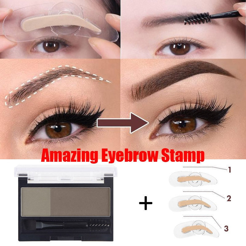 Signature Brow Stamp Kit — Dual-Shade Sculpting Powder for Natural-Looking Brows — product photo 5