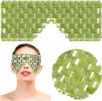 Jade Bead Eye Mask — Cooling Stone Therapy for Tired Eyes — product photo 1