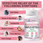 Magnesium Complex Softgels 500mg — Daily Relaxation & Muscle Support — product photo 3