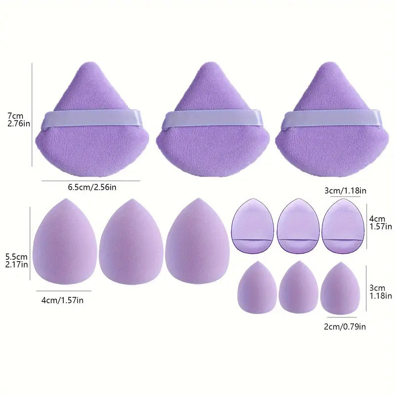 Makeup Blender Sponge Set (12-Pack) — Wet & Dry Foundation Makeup Tool — product photo 4