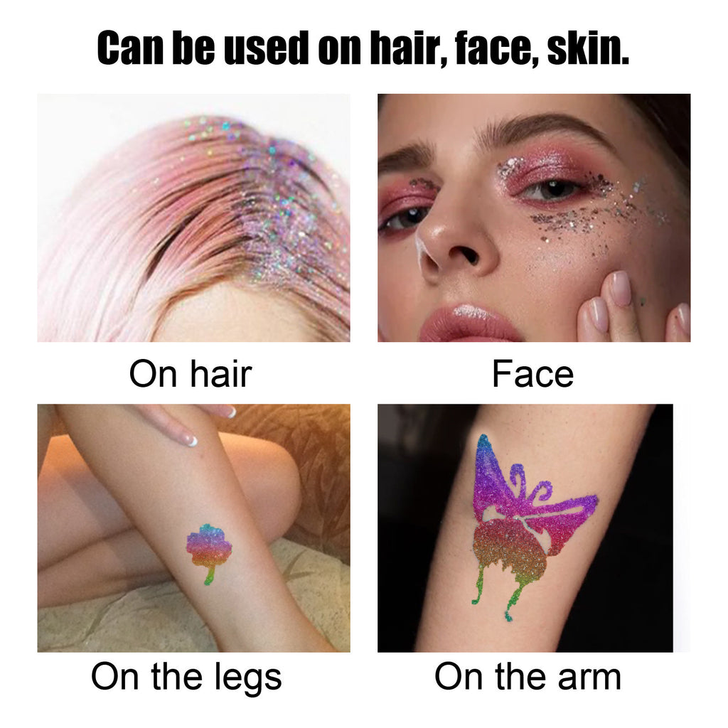 Glitter Body & Face Art Gel — Festival Tattoo & Eye Makeup Glue — product photo 4