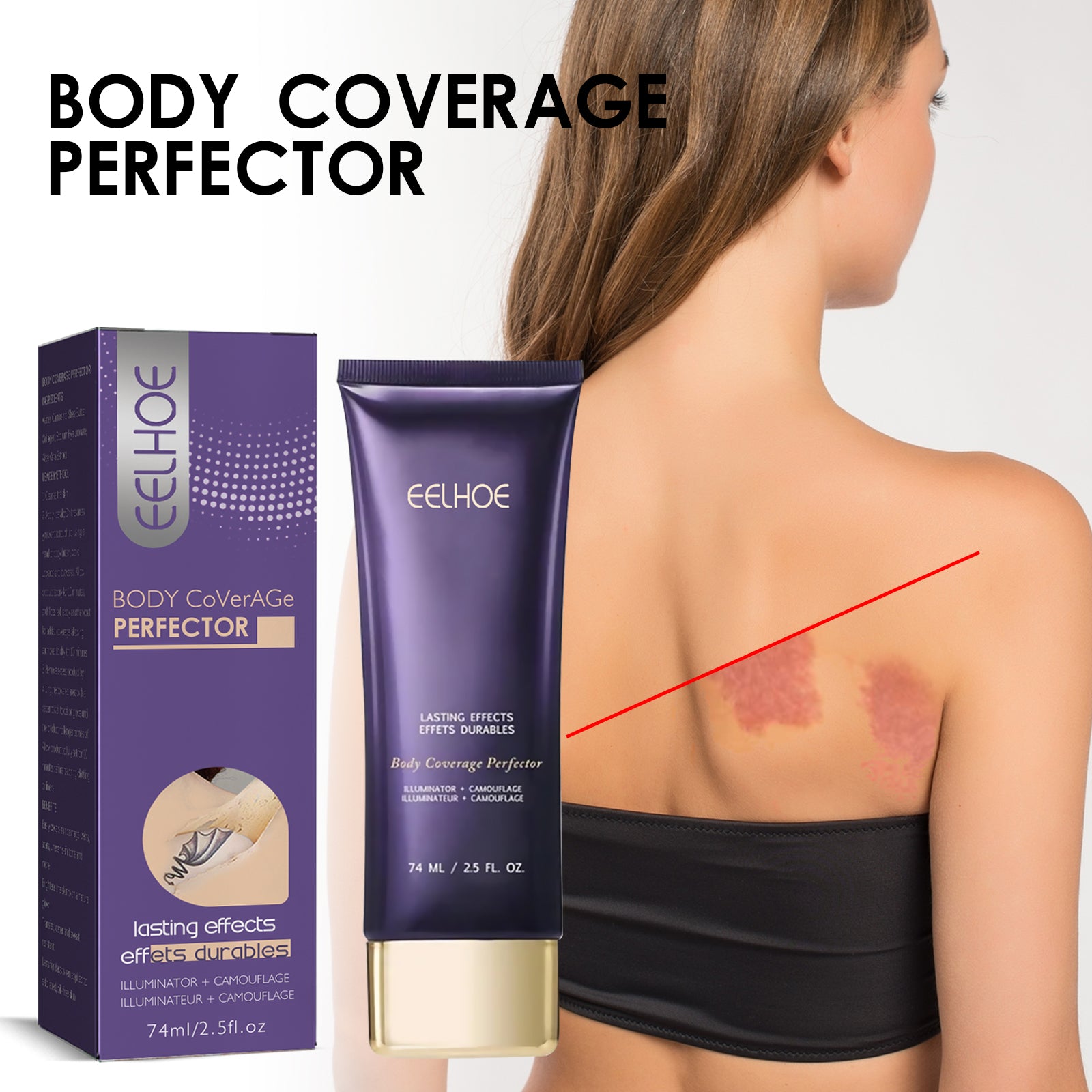 Tattoo & Scar Cover Concealer — Full-Coverage Camouflage Makeup — product photo 3