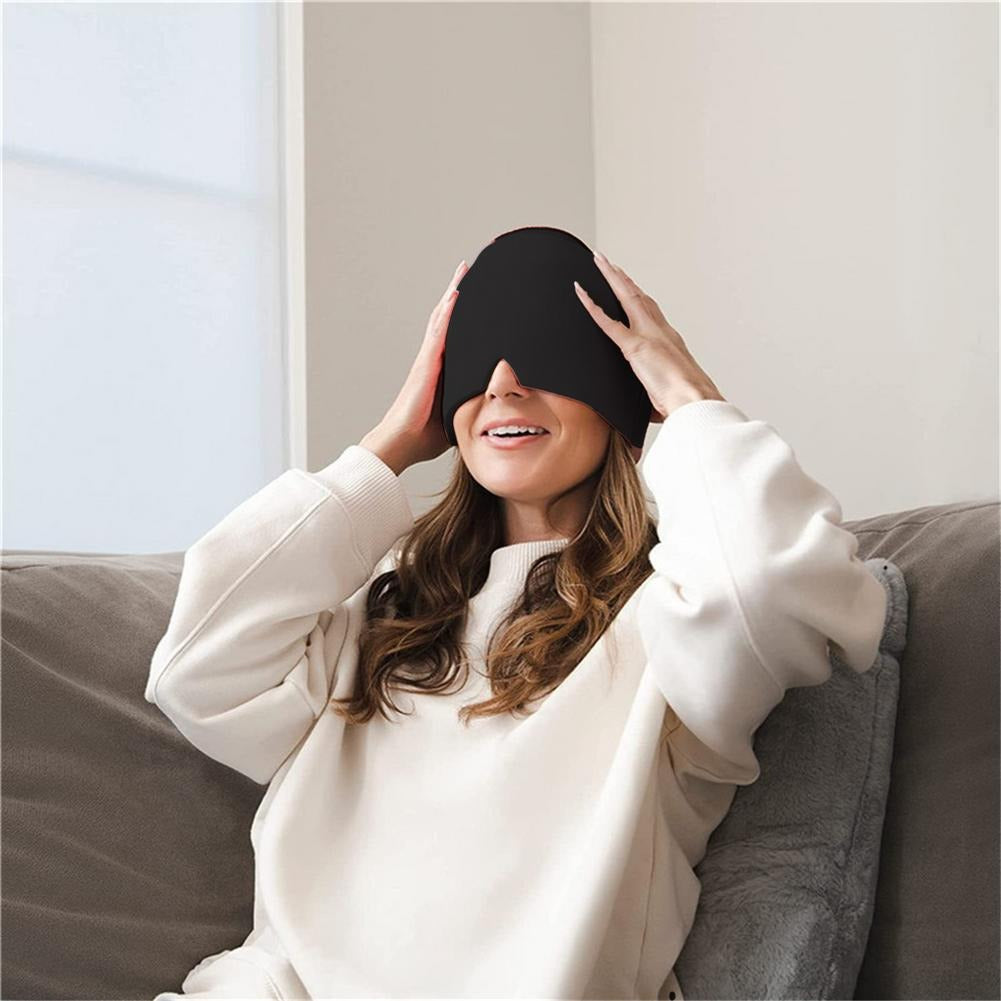 Cold Therapy Migraine Relief Cap — 360° Cooling Gel Head Wrap — product photo 2