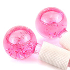 Crystal Ice Globes Facial Massage Duo — Cryo Skincare Tools — product photo 5