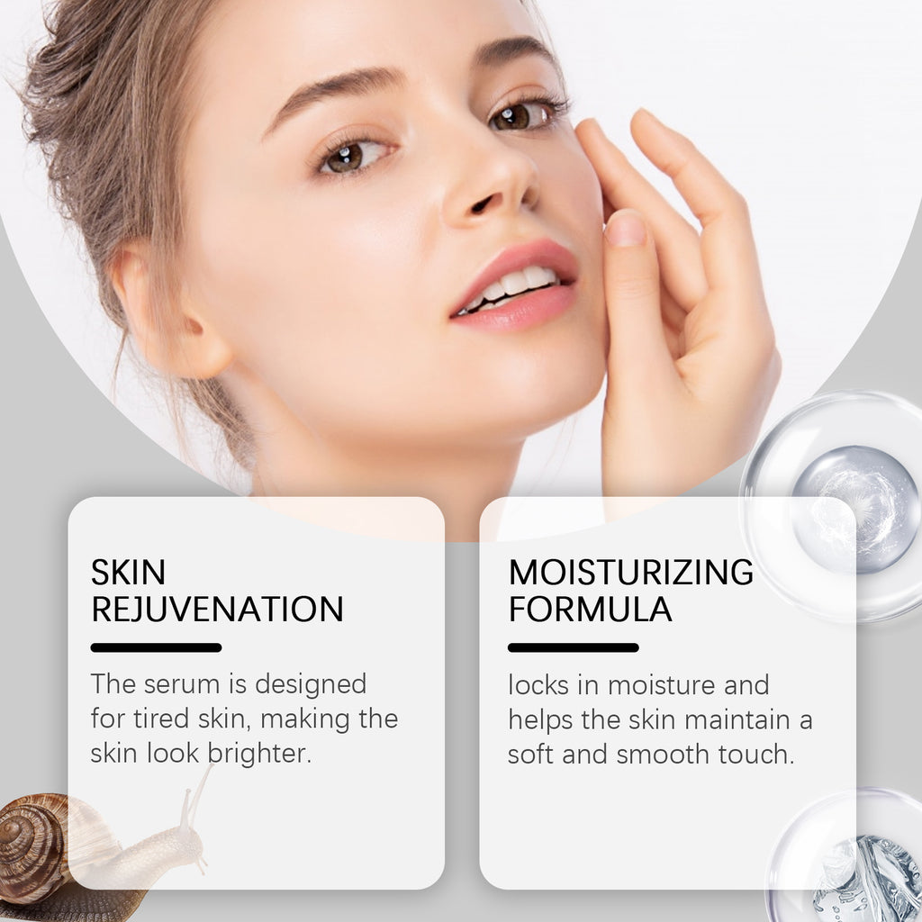 Snail Mucin Face Serum — Nourishing Smoothing Firming Skincare — product photo 3