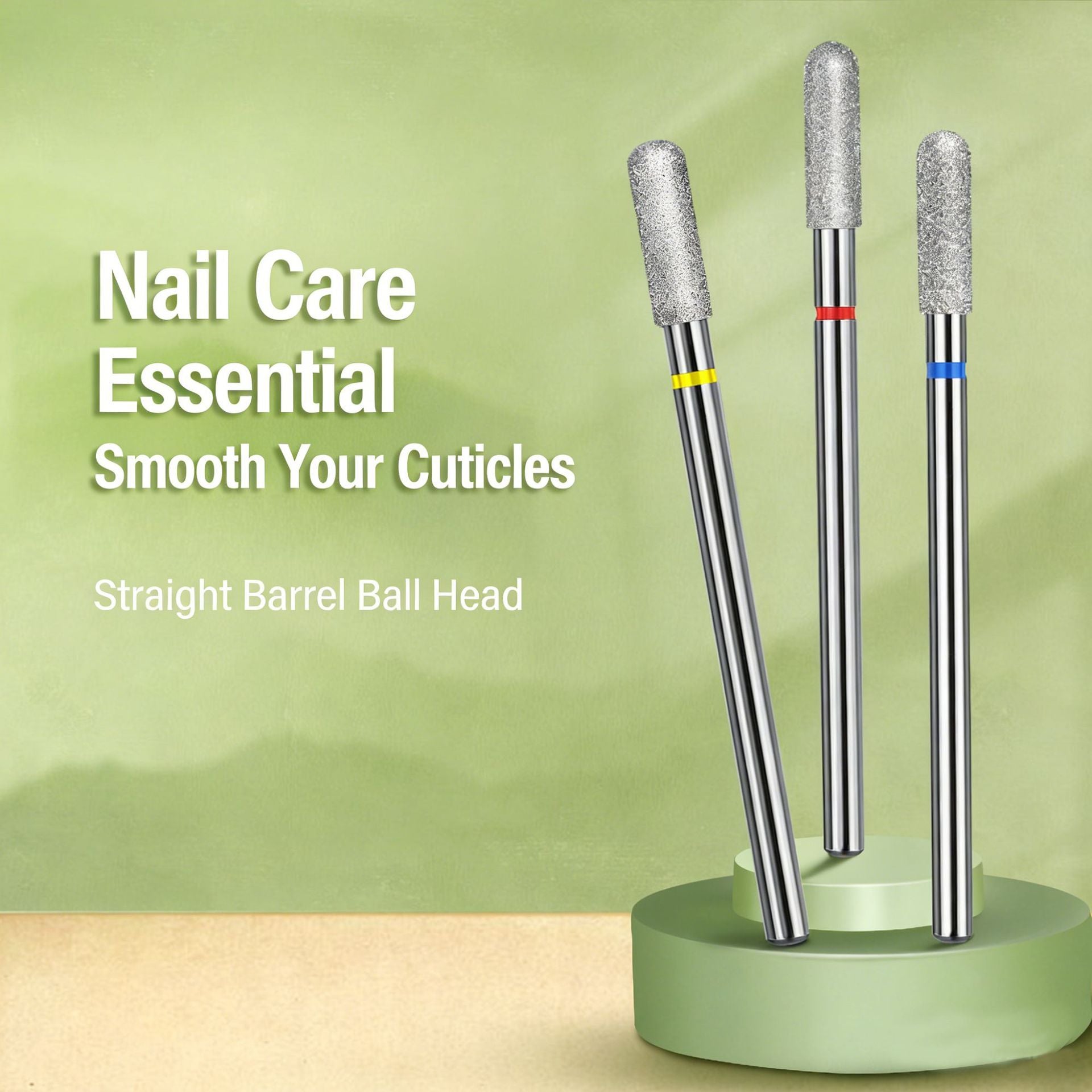 Tungsten Nail Drill Bit — Flat-Head Grinding Head Manicure Beauty Tool — product photo 2
