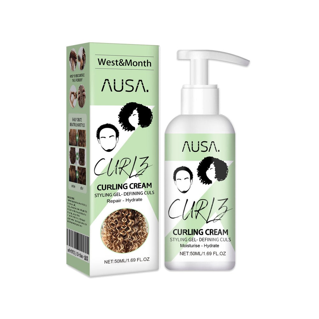 Curl Defining Elastin Cream — Frizz-Smoothing Curly Hair Care — product photo 1