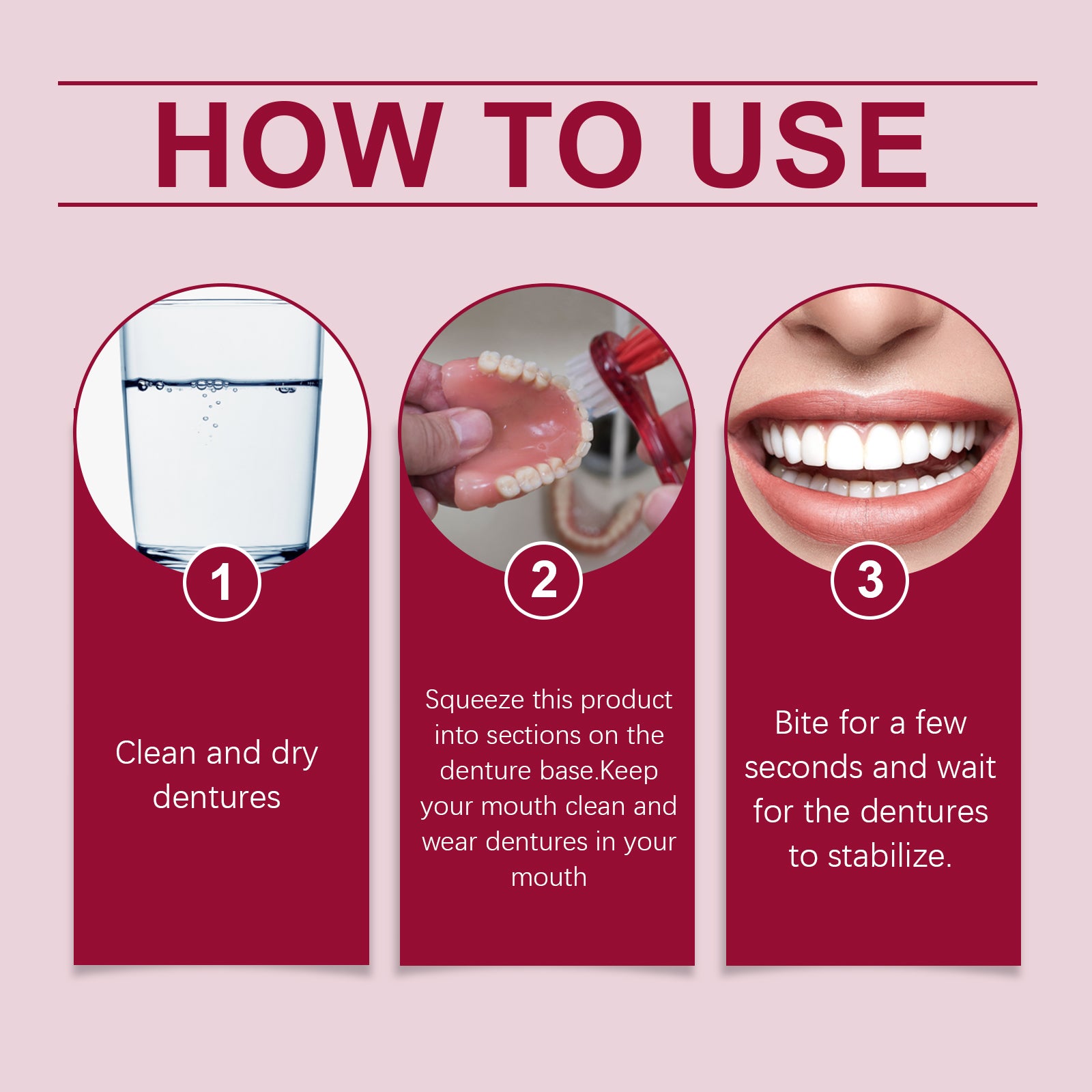 Thermoplastic Denture Cushion Adhesive — Comfort Fit Beads — product photo 6