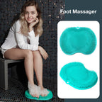 No-Bend Shower Foot Scrubber Mat — Non-Slip Cleaning & Massage Foot Care — product photo 6