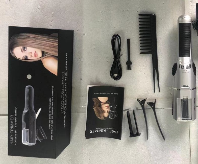 Premium Auto Hair Clipper — Leather-Boxed Cordless Home Cutting Kit — product photo 5