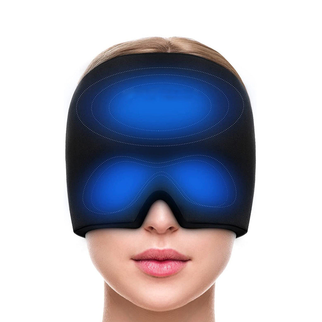 Cold Therapy Migraine Relief Cap — 360° Cooling Gel Head Wrap — product photo 1