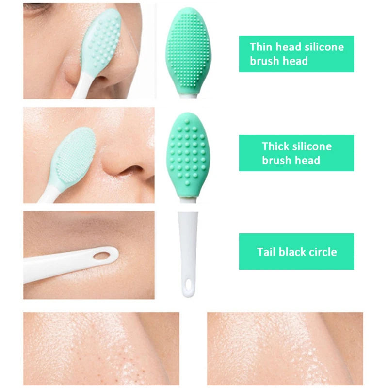 Silicone Facial Cleansing Brush — Gentle Deep-Clean Skin Tool — product photo 4