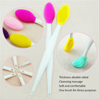 Silicone Facial Cleansing Brush — Gentle Deep-Clean Skin Tool — product photo 2